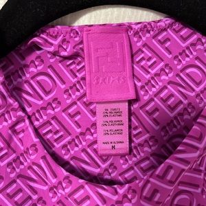 Fendi SKIMS purple medium body suit